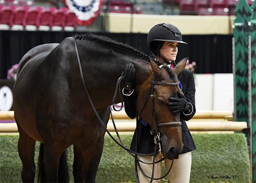 Lindsay Maxwell and Belgravia Grand Champion Amateur Owner 3'3" 2017 Capital Challenge Photo by McMillen