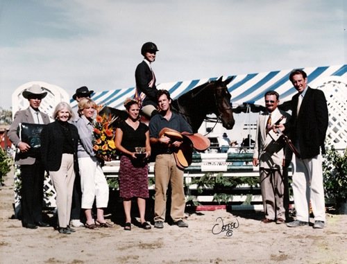 Marissa Banks and Papillion Noir 2002 Pacific Coast Horse Show Association Champion 14 & Under Medal Finals 2002 Portuguese Bend National Photo Osteen