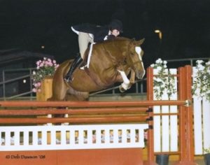 Tina Dilandri and Wesley Champion Small Junior Hunters 2008 Scottsdale Spring Classic Photo Deb Dawson