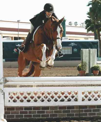 Ecole Lathrop and Banderas 3'3" Amateur Owner Hunter 2014 Del Mar National