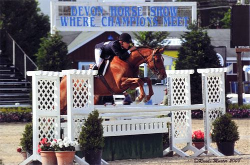 John French and Pringle owned by Ashley Pryde USEF National Champion 2008 First Year Green Hunters Grand Green Hunter Photo Randi Muster