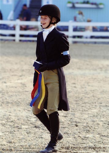 Lucy Davis Best Child Rider 2007 Devon Horse Show Photo Randi Muster