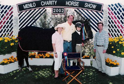 Stephanie Danhakl and Traditions Champion Small Junior Hunters 15 & Under 2002 Menlo Charity Horse Show Photo JumpShot