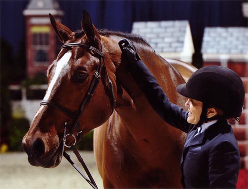 Laura Wasserman and Overseas 2011 Washington International Horse Show Photo Shawn McMillen