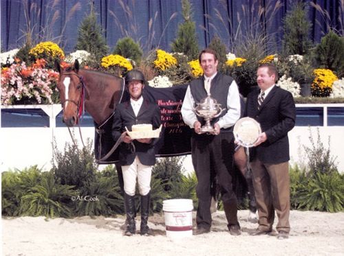 John French and Overseas owned by Laura Wasserman Champion Regular Working Hunters 2006 Washington International Photo Al Cook