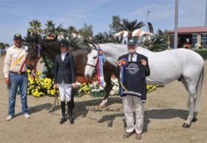 Alexandra Worthington with Archie Cox Circuit Champion Equitation 13 & Under Circuit Champion Med Jr/Am Jumpers 2013 HITS Thermal Photo Flying Horse