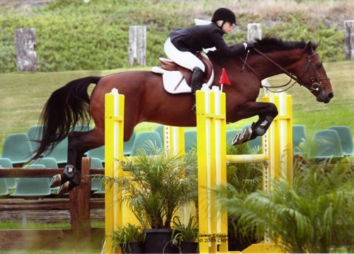 Ashley Pryde and Chaucer Modified Junior-A/O Jumpers 2009 Showpark Photo Captured Moment