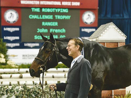 John French and Montana Coady's Ranger 2nd Year Green Hunter 2015 Washington International Photo Shawn McMillen