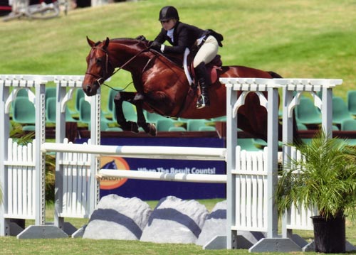 Ashley Pryde and Chaucer $10,000 USHJA International Hunter Derby 2010 Showpark Photo Horse in Sport