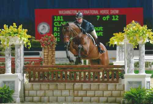 Virginia Fout and Classified Amateur Owner Hunter 3'6" 2014 Washington International Photo Shawn McMillen