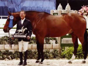 John French and Overseas owned by Laura Wasserman Regular Conformation Stake 2011 Washington International Horse Show Photo Shawn McMillen