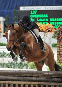 Laura Wasserman and Overseas 2011 Washington International Horse Show Photo Shawn McMillen