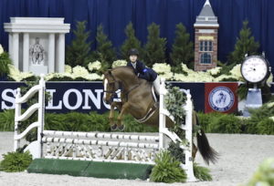 Hunter Siebel and Pure Abundance owned by Mountain Home Stables Champion Large Junior Hunter 15 & Under 2015 Washington International