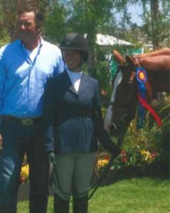 Meredith Mateo and Divine with Archie Cox 2014 Champion PCHA Region 3