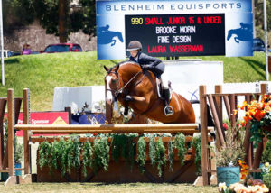 Brooke Morin and Laura Wasserman's Fine Design 2018 Showpark Small Junior Hunter 15 & Under Photo by Captured Moment