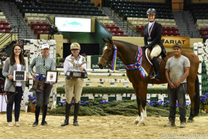 Virginia Fout and Cristiano 2018 Capital Challenge USHJA World Championship Hunter Rider Program - WCHR AO 3'6" Challenge Photo by Megan Lacy/USHJA