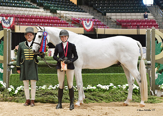 Emily Williams and Beach Boy 2019 Capital Challenge Champion Small Junior Hunter 16-17 Grand Champion Junior Hunter 16-17 Photo by Shawn McMillen