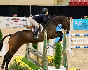 Stella Wasserman and Cohiba VDL 2019 Capital Challenge Equitation 13–14 Photo by Laura Wasserman