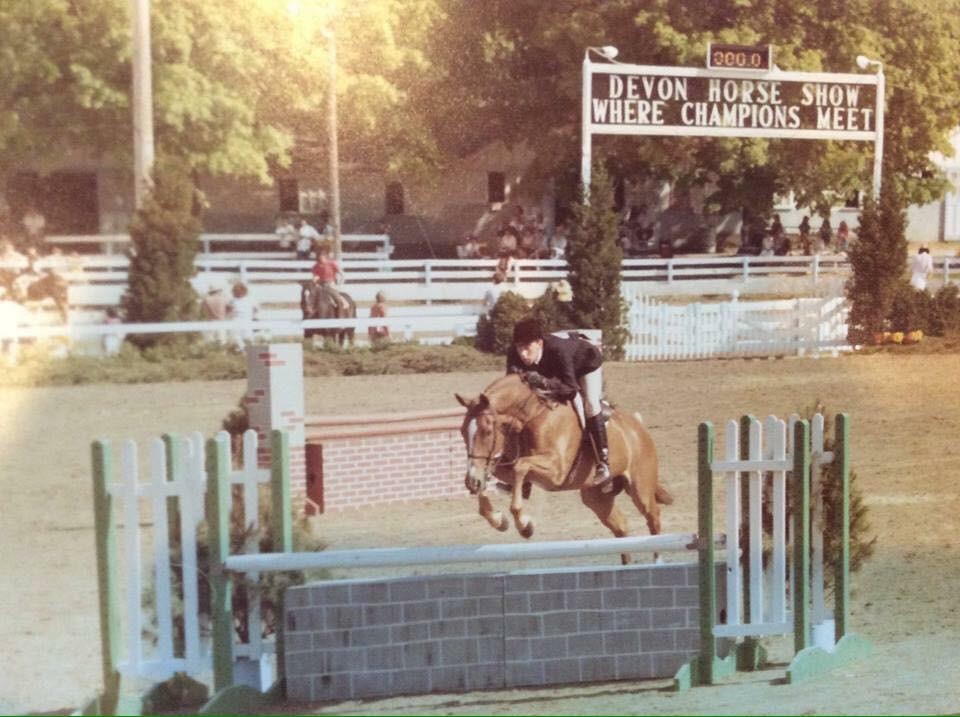 Archie Cox and Robert Hoskin's Bogart 1984 Devon Horse Show Large Junior Hunter