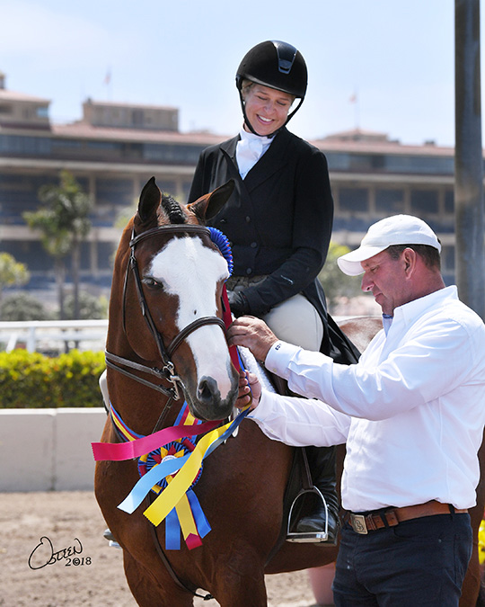 Jaime Krupnick and Conux USHJA National Hunter Derby 2019 Del Mar National Photo by Osteen