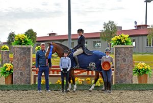 Jaime Krupnick and Conux Hunter Derby Winner 2019 HITS Desert Circuit