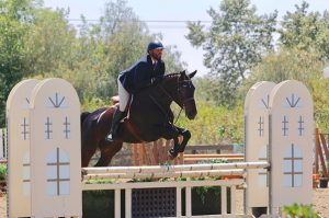 Jorge Hidalgo Duran and Charlie Boy 2018 Blenheim Oaks Spring Classic A/O Hunter 36 & Over