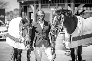 Jorge Hidalgo Duran with Verdi and Sig Careful Circuit Champion and Reserve Circuit Champion Low Adult Jumper 2019 HITS Desert Circuit