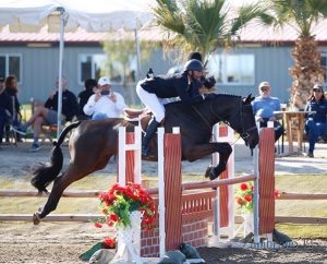 Jorge Hidalgo Duran and Charlie Boy Amateur Owner Hunter 36 & Over 2019 HITS Desert Circuit