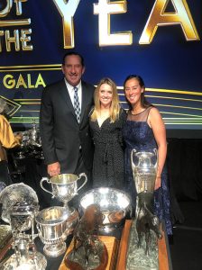 Meredith Mateo, Karli Postel and Archie Cox 2018 USEF National Awards Sebastian named USEF Horse of the Year – Young Hunter 6 Years Old and Under