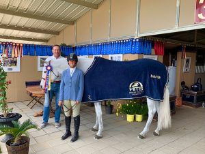 Meredith Mateo and Second to None Adult Hunter 18–35 2019 HITS Desert Circuit