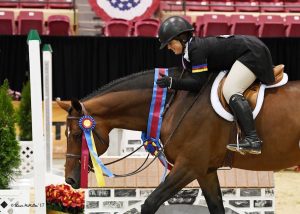 Stella Wasserman and Boss Champion Small Junior Hunter 3'3" Champion Junior Hunter Challenge 3'3" National Working Hunter Rider Champion 2017 Capital Challenge Photo by McMillen