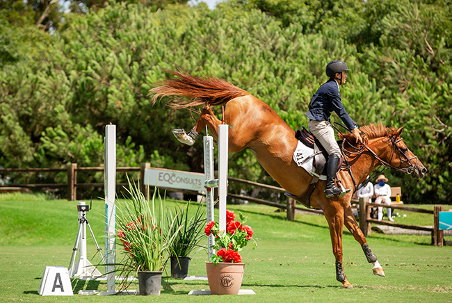 Trent McGee and Boucherom 2020 Del Mar Summer Classic Photo by Sara Shier Photography