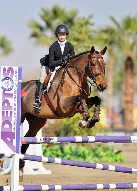 Gable Gering and Decklin ASPCA Maclay 2020 Desert Holiday Photo by ESI