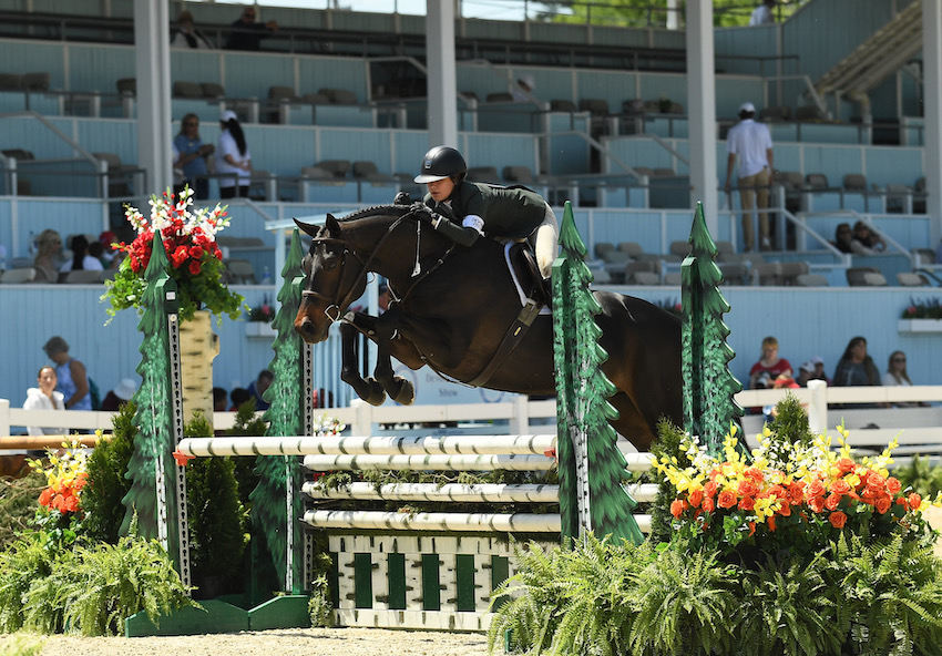 Alexandra Thompson and Lambado, 2023 Devon Horse Show, Photo by Kind Media