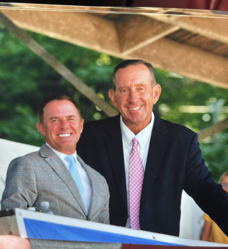 Archie Cox with Scott Fitton Judging the 100th Annual Blowing Rock Charity Horse Show August 2023