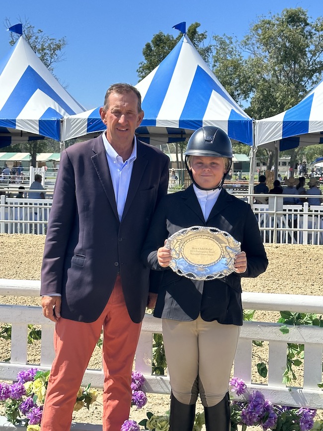 Violet Tatum Best Child Rider 2023 Portuguese Bend