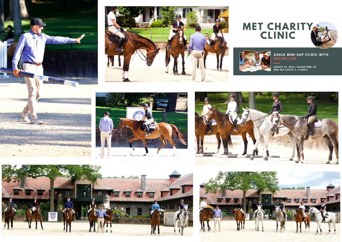 Metropolitan Equestrian Clinic with Archie Cox Mini EAP Levels 2, 3, and 4 2024 Gladstone, NJ