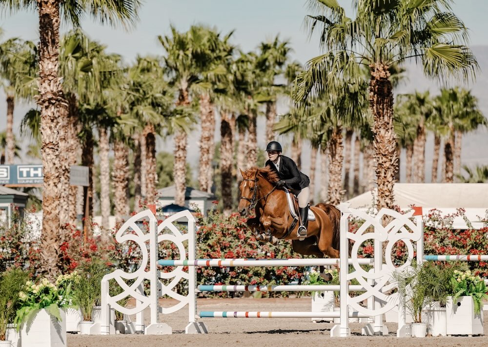 Brayden Anson and Montana Owned by Durango Horse Sales 1.10m Junior/Amateur 2024 Desert Circuit