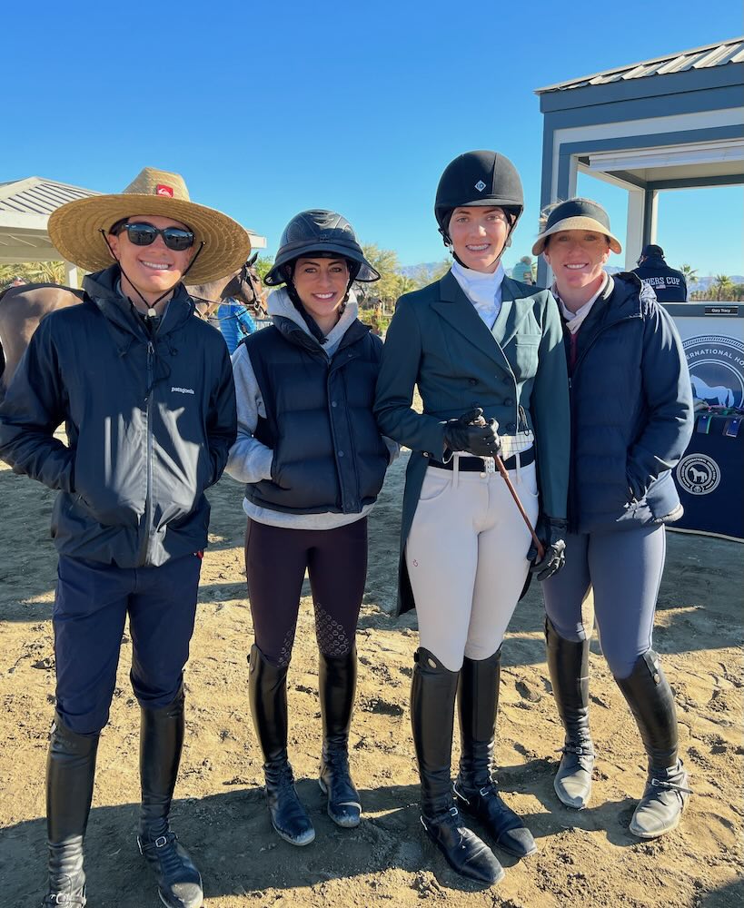 Trent, Gabby, Willow, & Stirling Brookway Stables Team 2022 Desert Circuit