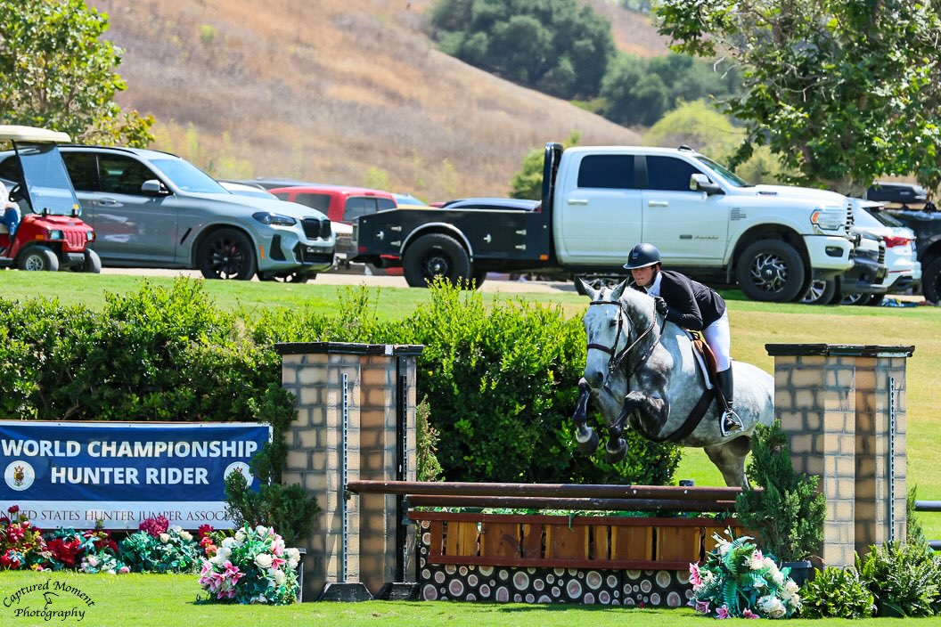Brayden Anson and Santini 8th Junior Hunter Derby Southwest Regional Championship 2025 The Oaks Photo by Captured Moment