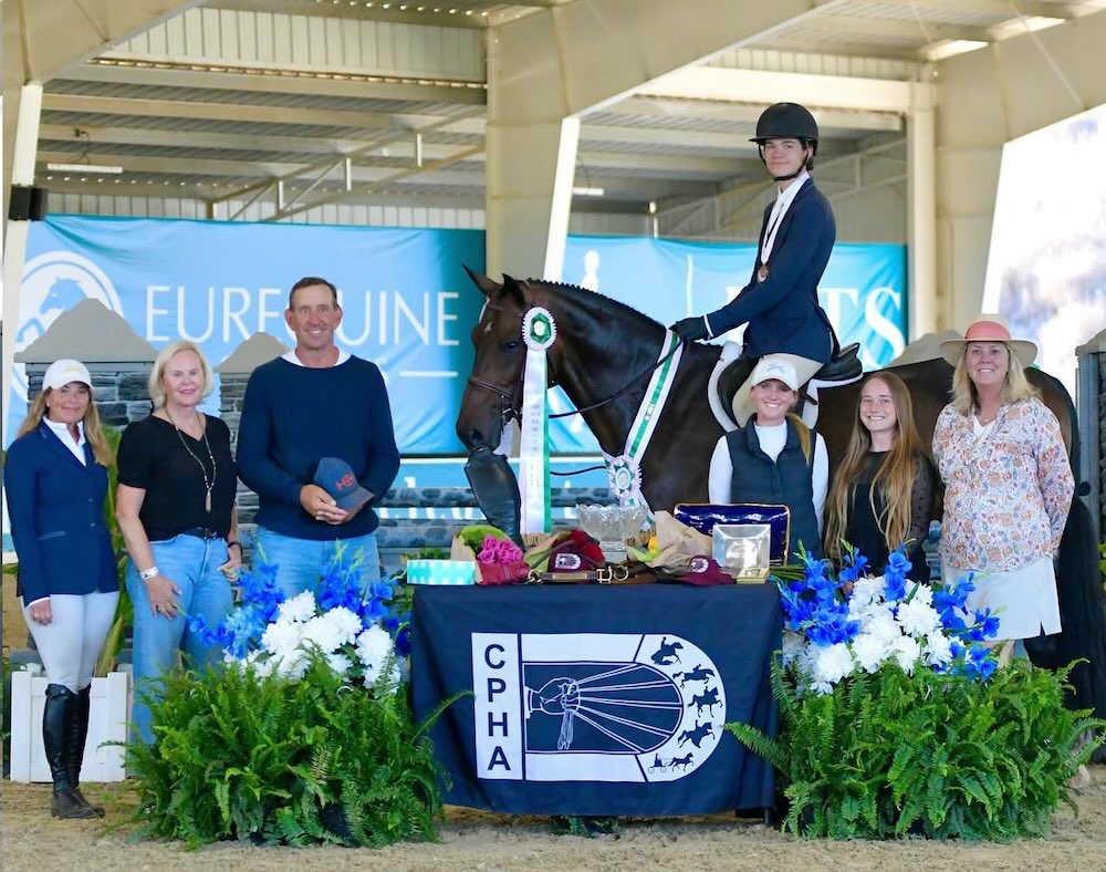 Dane Anson and Celestino 4th overall, CPHA Junior Medal Finals 2025 HITS Del Mar