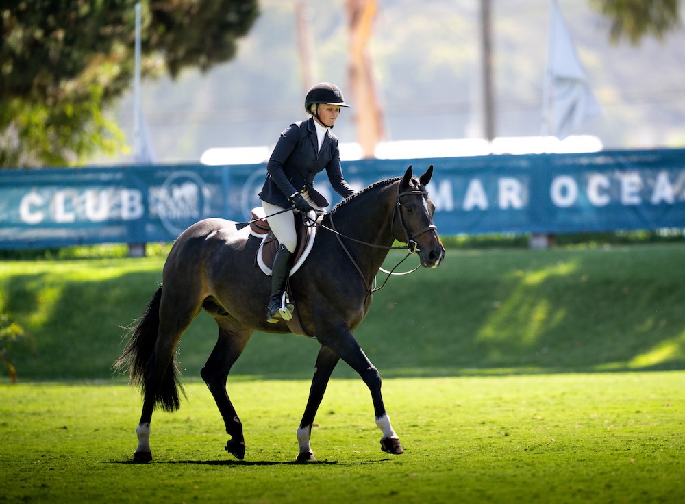 Violet Tatum and Jagerbomb 2025 Adequan/USEF Junior Hunter National Championship - West 3’6” Junior Hunter, Overall Grand Champion River Edge Farm Perpetual Trophy, Winner Classic Phase, Winner Handy Phase, Winner U/S Phase, 3rd Del Mar, California Photo by Brooke Marie