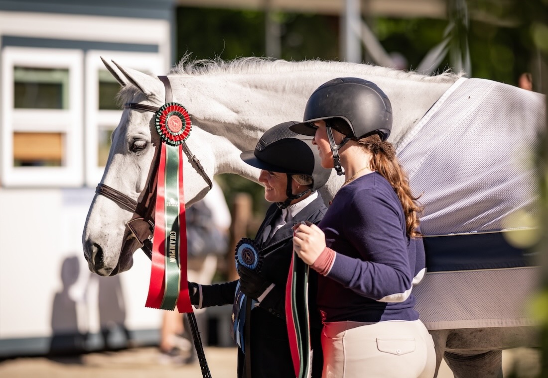 Karli Postel and Lauren Bendowski with Calabria