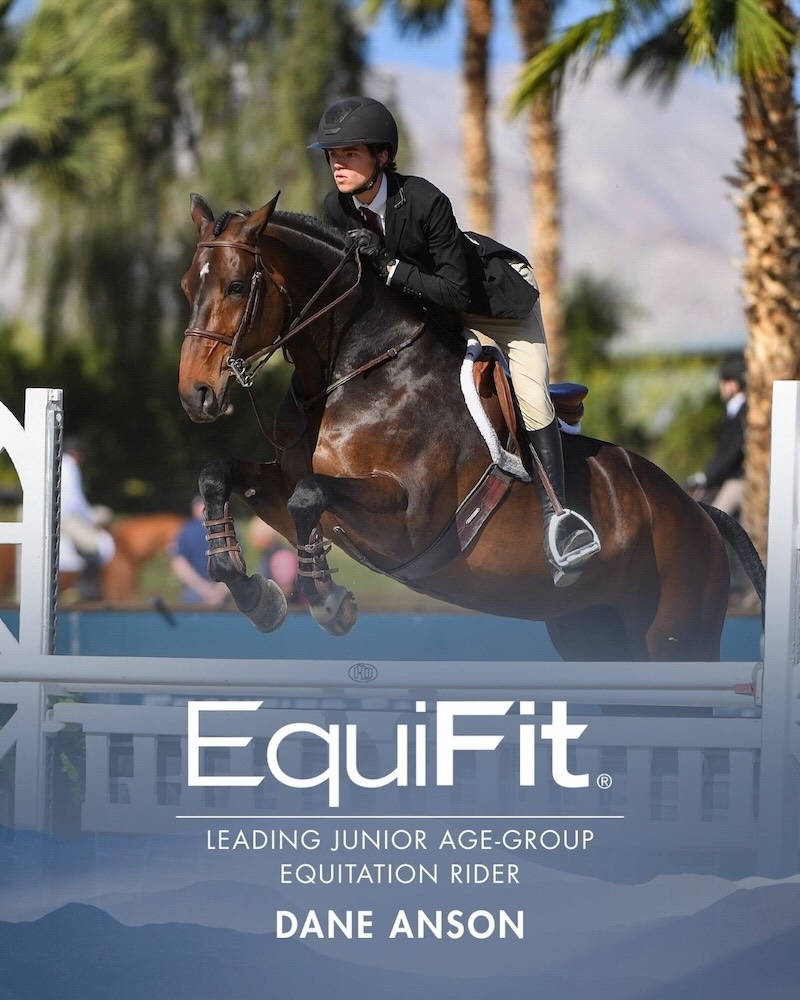 Dane Anson EquiFit Leading Junior Equitation Rider 2026 Desert Circuit