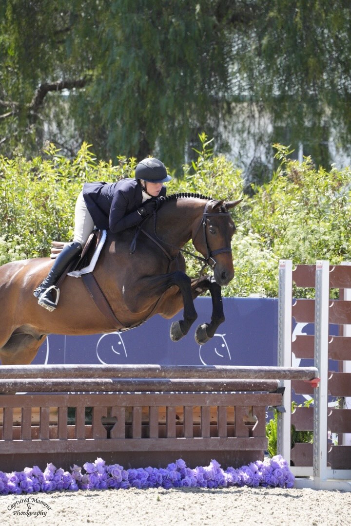 Karli Postel and Legacy Champion 3' Green Hunter 2026 Capistrano Cup 1 Photo by Captured Moment