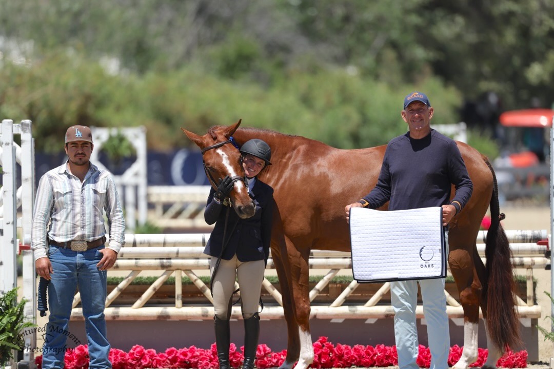 Karli Postel and Watchman Champion 3'3" Green Hunter 2026 Capistrano Cup 1 Photo by Captured Moment