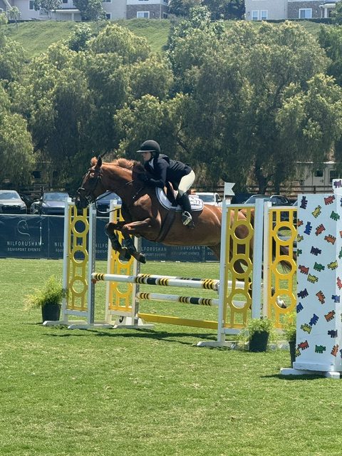 Paulina Barnes and Montana .80m Jumper 2026 Oaks Summer 1 Tour Photo by Captured Moment