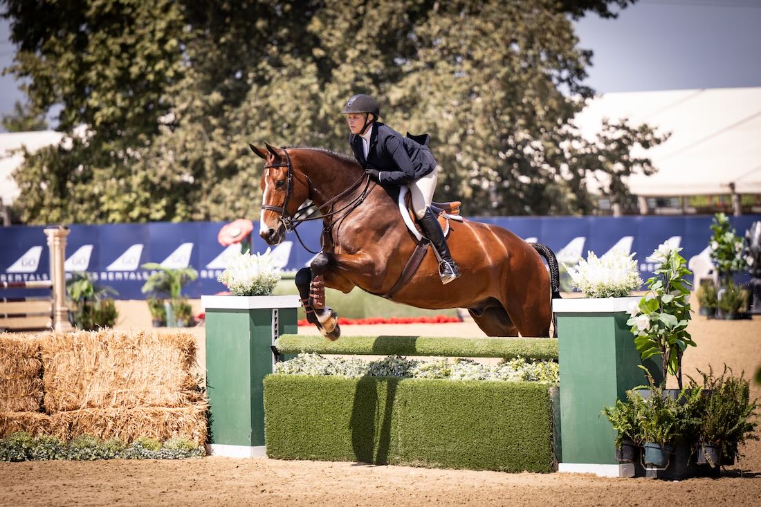Jaime Krupnick and Troubadour 8th overall, Whitethorne Equitation Challenge 2026 Oaks Summer Tour Photo by Captured Moment