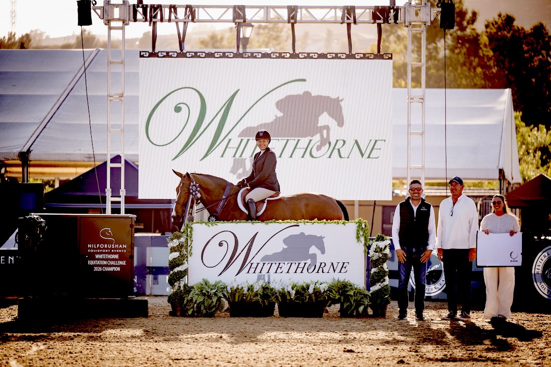 Jaime Krupnick and Troubadour 8th overall, Whitethorne Equitation Challenge 2026 Oaks Summer Tour Photo by Captured Moment