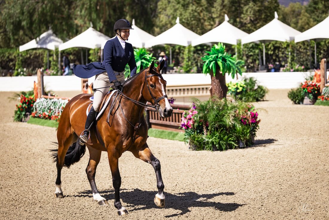 Jaime Krupnick and Troubadour 2nd overall, $10,000 USHJA National Junior/Amateur Hunter Derby 2026 Pacific Ridge Summer 2